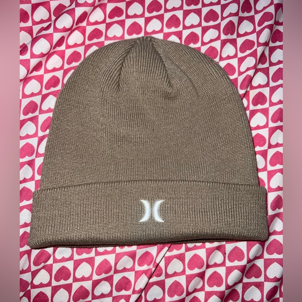 Hurley Tan Knit Beanie